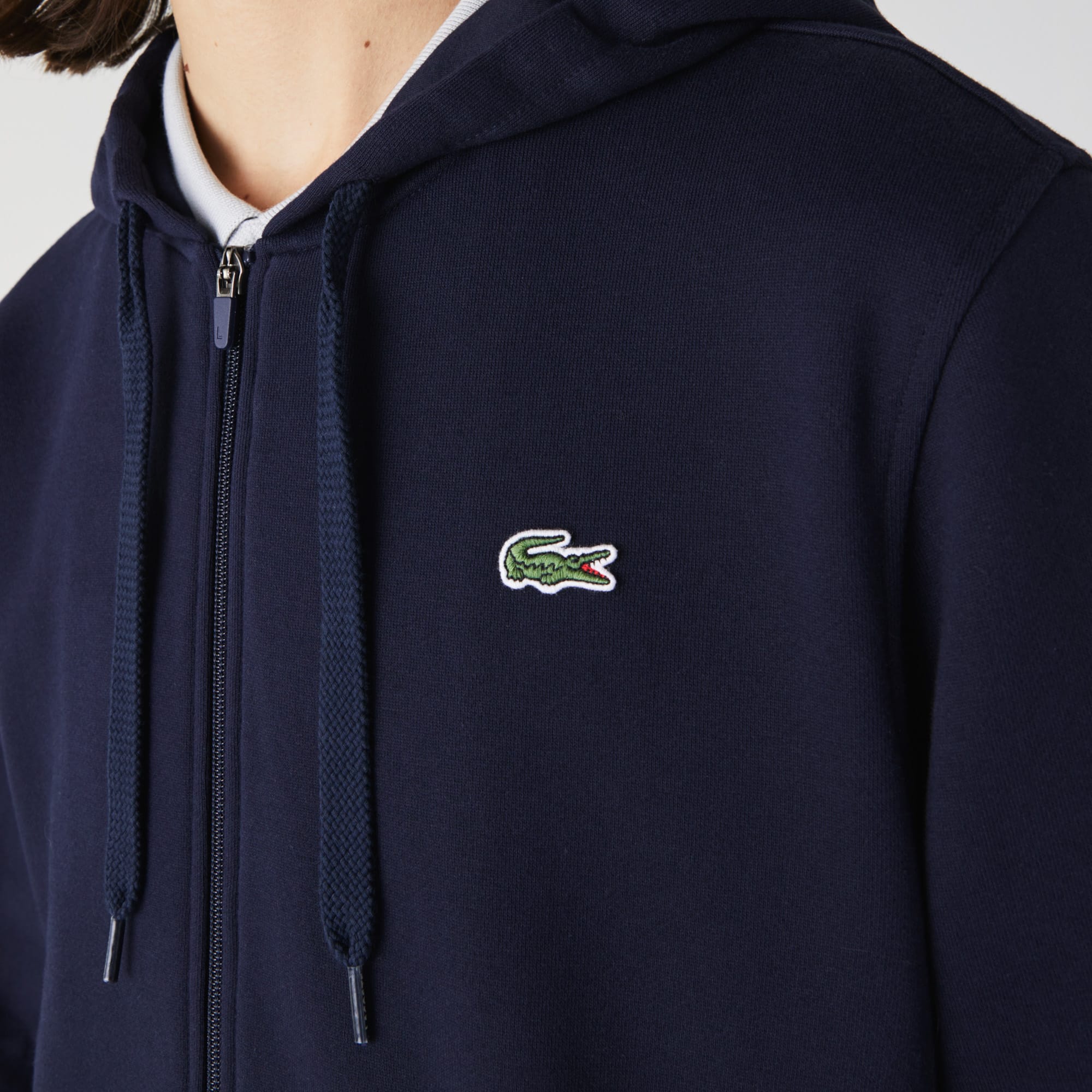 Lacoste Men/'s Sport Zip Hoodie in Navy SH1551-00//423